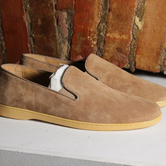 Jack Erwin | Shoes | Mens Suede Tan Loafer | Poshmark display picture 1